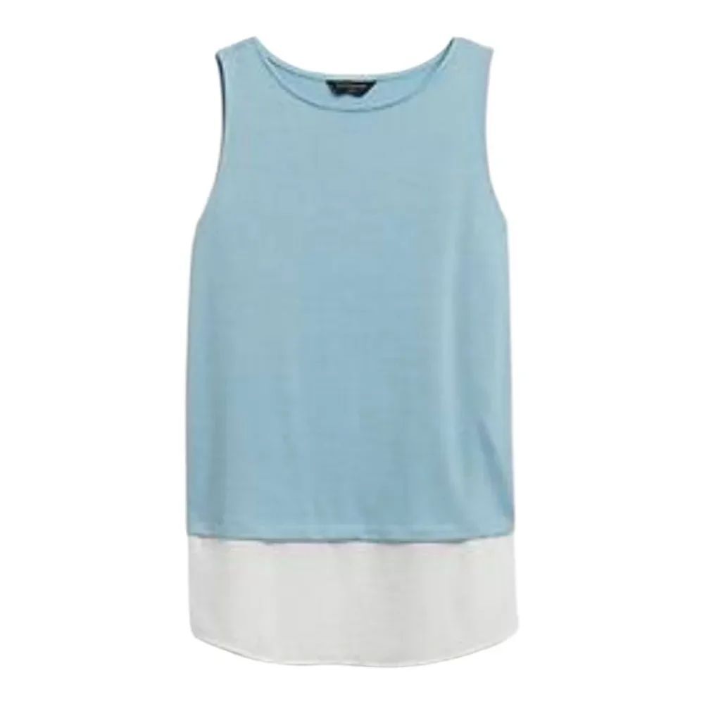 Banana Republic Light Blue Muscle Tee